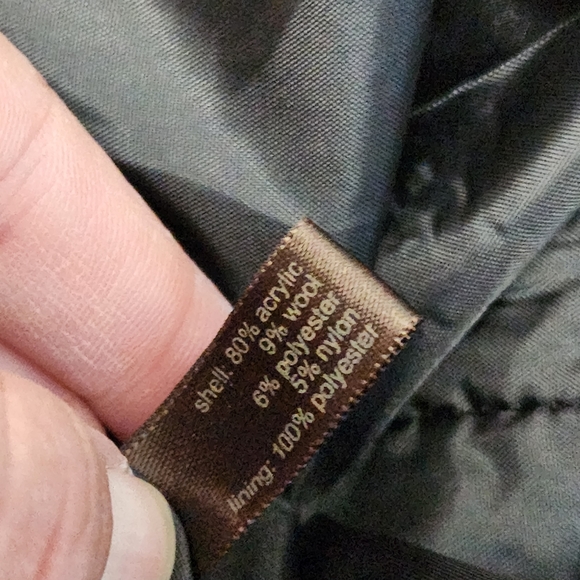 The Limited black ivory confetti tweed wool blend mini skirt size 10 - Picture 7 of 8